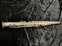 RARE Original Silver Buescher 'Tipped Bell' Soprano Sax - Serial # 204548